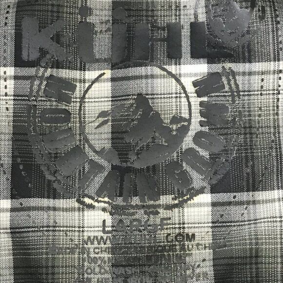 Kuhl Casual Short Sleeve Button Up Shirt Men's Large Pockets Nylon Outdoor Trail - Picture 10 of 13